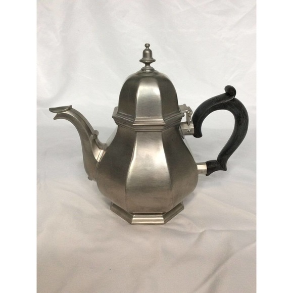 Gorham Dining Rare Ph2 Gorham Pewter Octette Teapot With Hinged Lid